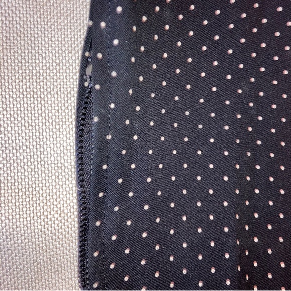 Ann Taylor loft black and cream polka dot ankle trousers - Picture 2 of 3